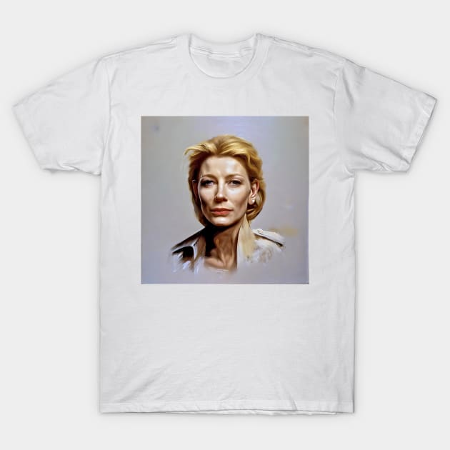 Portrait of Cate T-Shirt by bogfl